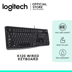 Logitech K120 Wired Keyboard for Windows